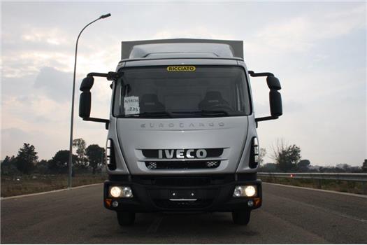 Iveco Eurocargo 75E16 allestito con cassone con centine e telo e sponda caricatrice a battente (VENDUTO)