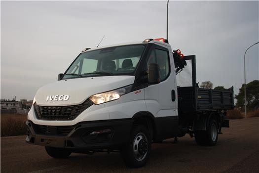 Iveco Daily Allestimento c/gru HC 43+ Ribaltabile Trilaterale (VENDUTO)