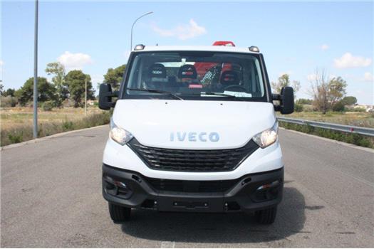 Iveco Daily 35C14 passo 3450 allestito con gru e ribaltabile (venduto)